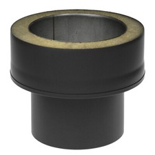 Rauchrohr Ofenrohr 150 mm Coltherm Übergang von EW zu DW Kaminrohr