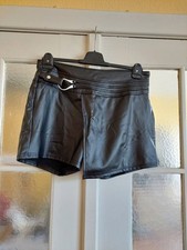 ? Vonda Floriday Kunstleder Hotpants Schwarz Gr.XXL=46 Neu Ohne  Etikett 
