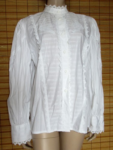 Weisse trachtenbluse spitze - weisse,