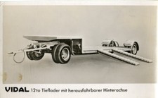 Foto Vidal 12 Tonnen Tieflader mit herausfahrbarer Hinterachse - 10448706