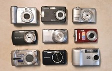 9×Digitalkameras  Konvolut