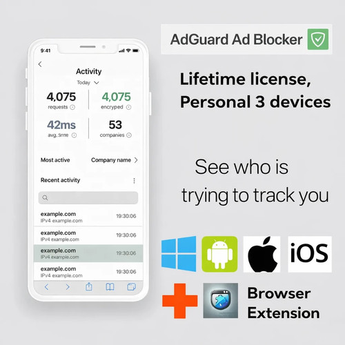 Adguard premium personal key - premium,