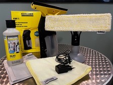 Kärcher Akku Fenstersauger KWI 1 Plus C + original Glasreiniger 500 ml + Zubehör