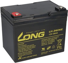 E-Tropolis Bel Air Elektro-Roller Ersatz-Batterie Akku, 12V 36Ah Blei AGM Akku