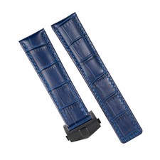 DISMAY 22mm Leder Uhrenarmband