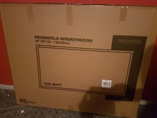 Heidenfeld Infrarotheizung HF-HP130, 1200 Watt Neu OVP ink. Fernbediehnung