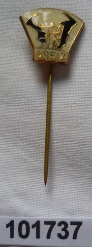 Ddr anstecknadel firma - anstecknadel, greiz