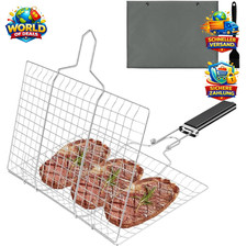 Grillkorb edelstahl faltbar - edelstahl,