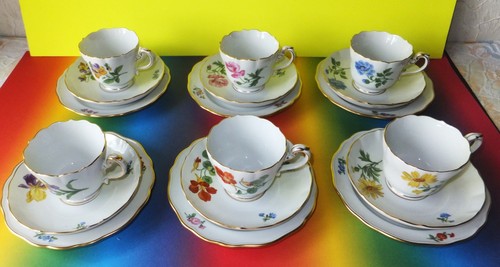 Meissen gedecke bunte blume - 6,