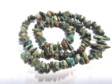 Afrikanischer Türkis Edelstein Splitter Nuggets ~ 3-8mm 1 Strang Chips Perlen