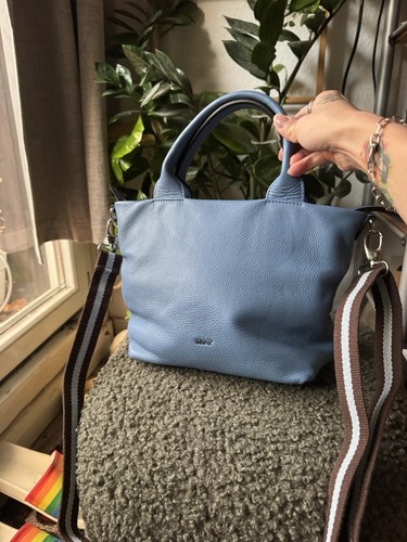 Original abro leder handtasche - leder,