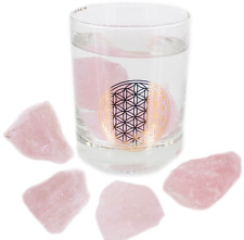 Rosenquarz Deko-/Wassersteine, Deko Edelstein Wasseraufbereitung, Zimmerbrunnen 