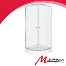 Duschtempel Dusche komplett set duschkabine Duschabtrennung mit Tasse 90 x 90 cm