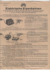 Anleitung Märklin Spur 0/1