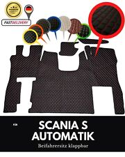 LKW Fußmatten passend für Scania S NG mit klappbarem Beifahrersitz ebener Boden