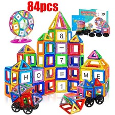 84pcs Magformers Spielzeug 3D