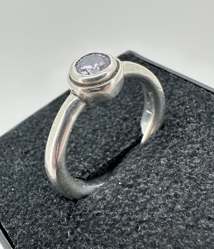 925 silber ring - 58, lila