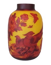 Historische Glasvase „Villa