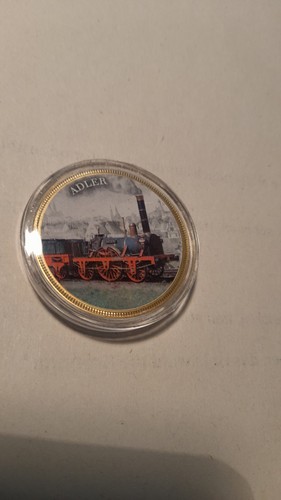 Münze medaille dampflok - münze,