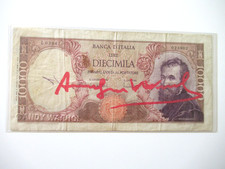ANDY WARHOL: Echte 10.000 Lire