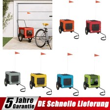 Fahrradanhänger Hunde Hundeanhänger Hundetransporter Oxford-Gewebe Eisen 9 Farbe