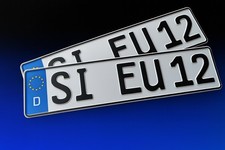 2 Kfz Kennzeichen 460x110mm