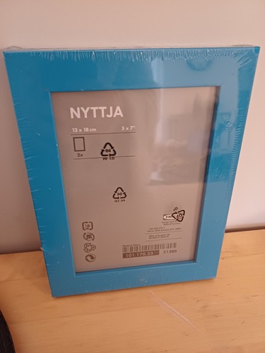 Foto bilderrahmen ikea blau - 2,