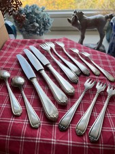 13 Besteckteile Wellner Patent versilbert 90er Auflage