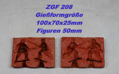 Zinngießform figuren - -,