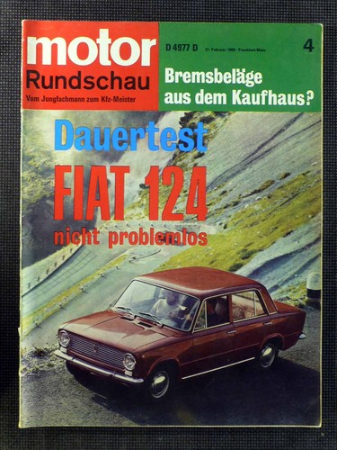 Motor rundschau februar 1969 - motor, februar/1969