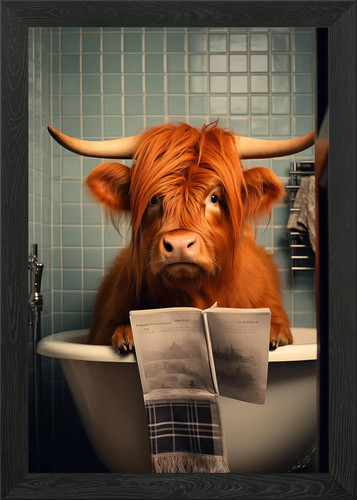Highland cowon the - highland,