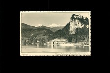 Ansichtskarte Veldes-Schlossberg Ausblick auf den Triglav Slowenien 
