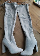 Tanzstiefel Stiefel Grau