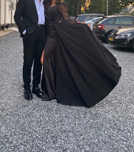 Schwarz abendkleid kleid - schwarz, /