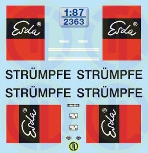 2363 decals esda - 2363, strümpfe
