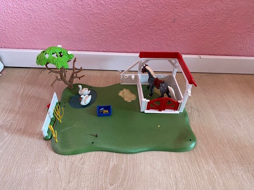 Playmobil teich mit - playmobil, stall