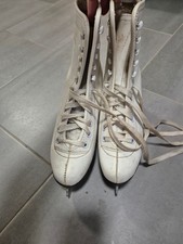 Freetime Schlittschuhe Schuhe eislauf 37 weiss Leder