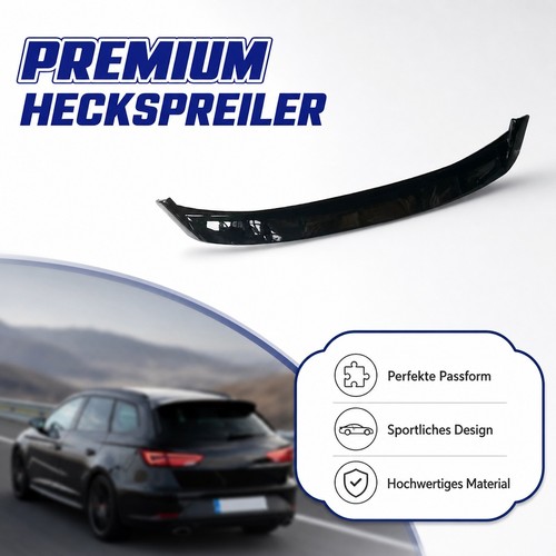 Spoiler hinten dach schwarz - spoiler,