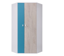 Jugend Eckschrank Poncjan 02 L / P Kleiderschrank Schlafzimmer Stauraum