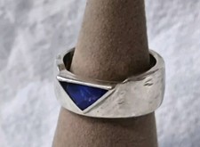 Massiver Silberring 9 mm mit