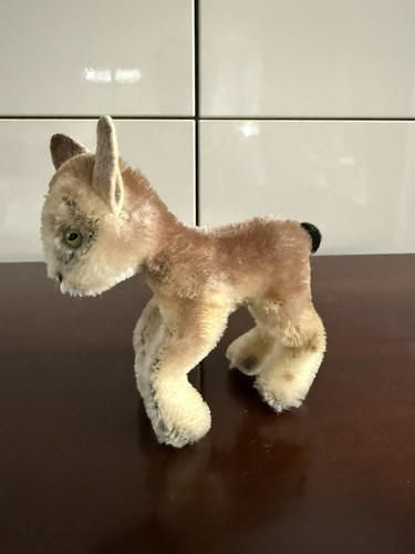 Alte kleine steiff - ziege, •