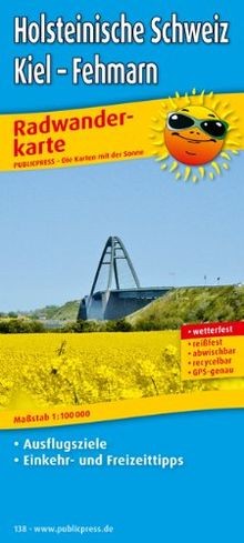 Radwanderkarte holsteinische - radwanderkarte,