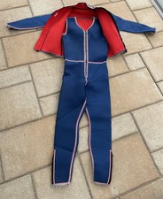 Surfanzug  2teiler Größer GXL blau/rot