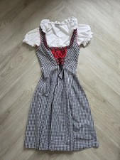Dirndl kariert schwarz weiß