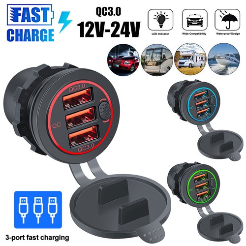 12v 24v dual usb - 3.0, c