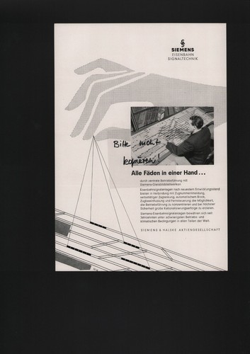 Berlin werbung 1960 siemens - berlin,,