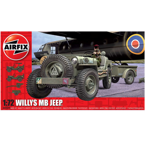 Airfix a02339 wwii willys jeep - airfix,