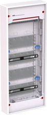 Mediaverteiler Aufputz 5-reihig 12TE weiß Kunststoff Patchpanel