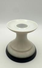 Arzberg Shape 4000 Danube Varna Candlestick Candle Holder Brown Rim Porcelain