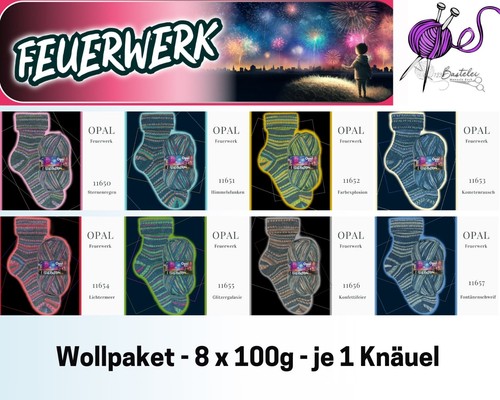 Sockenwollpaket opal - sockenwollpaket, "opal